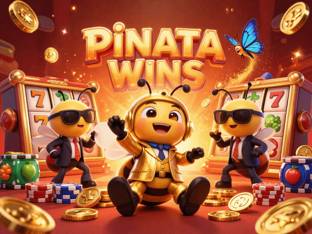 Experience thrilling gameplay with pinatawinsslot as animated characters engage in vibrant slot action amidst rich visuals.