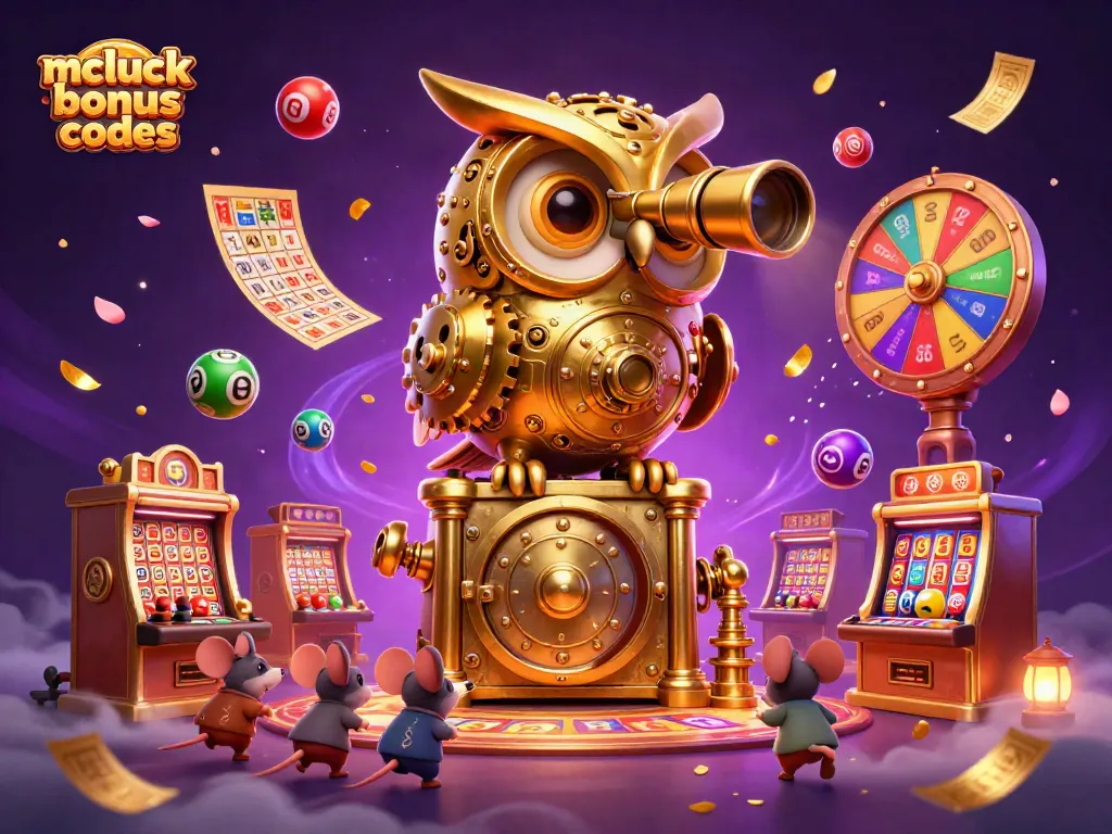 Engage with mcluck casino bonus codes illustrated with dynamic gaming elements and characters.