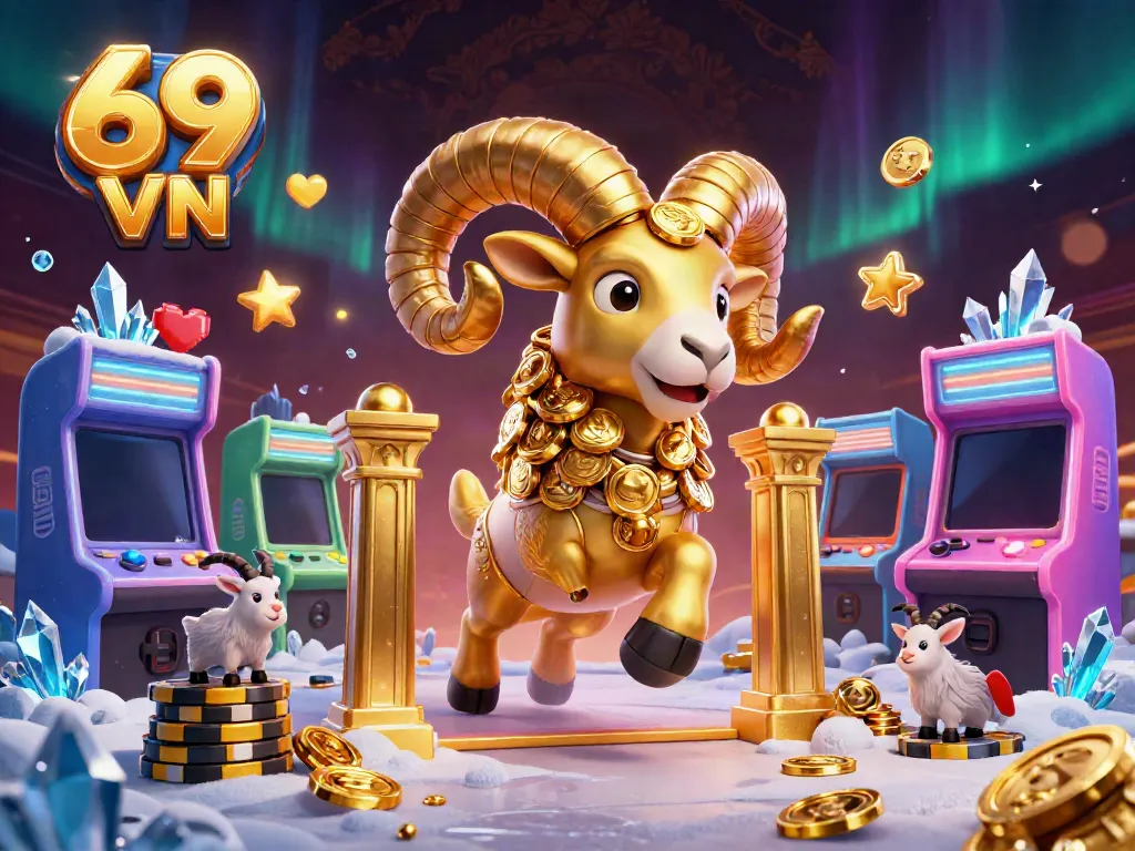 Engage in thrilling gaming experiences with 69 VN featuring lucky symbols and golden elements.