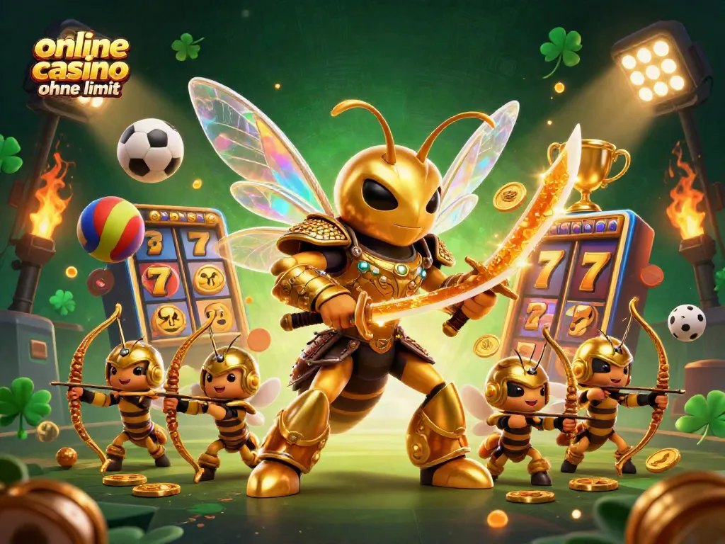 Experience the thrill at an online casino ohne limit with vibrant characters and dynamic game elements.