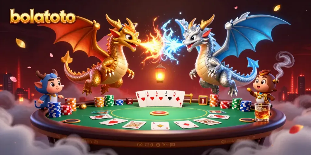 Join bolatoto's thrilling experience with enchanting dragons and poker action!