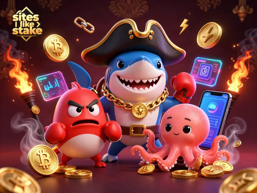 Engage with thrilling gameplay at sites like stake, featuring vibrant casino characters and crypto elements.