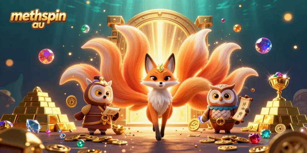 Experience thrilling spins at MethSpin AU with vibrant gaming spirits and treasures.