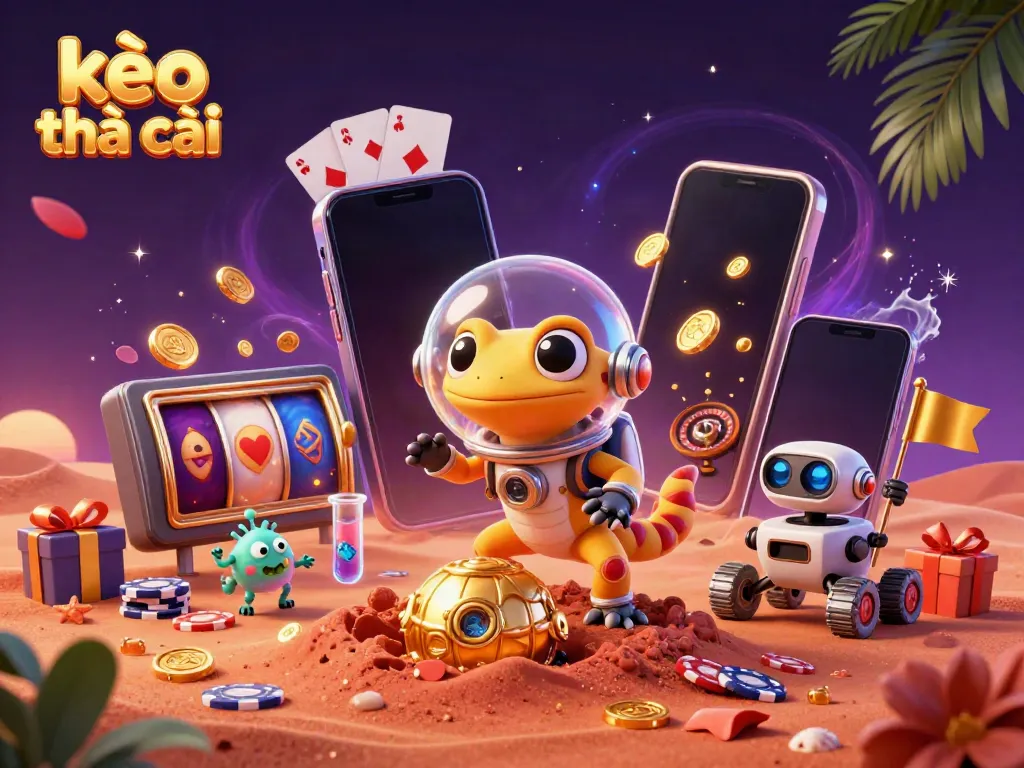 Experience kèo nhà cái dynamics with a Martian gecko and casino discovery on Mars.