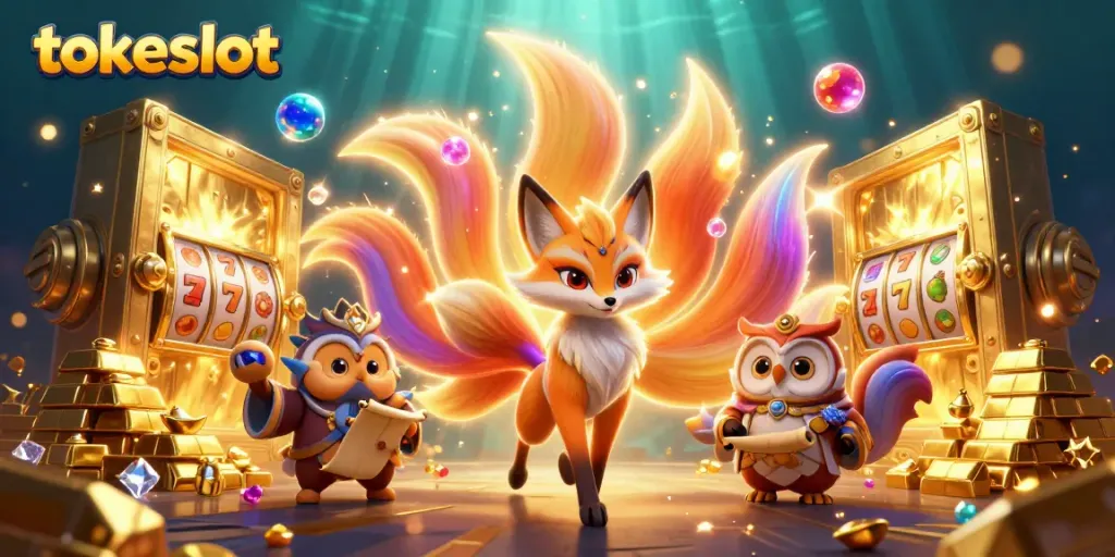 Experience thrilling gaming adventures at tokeslot with vibrant characters and dynamic slot elements.