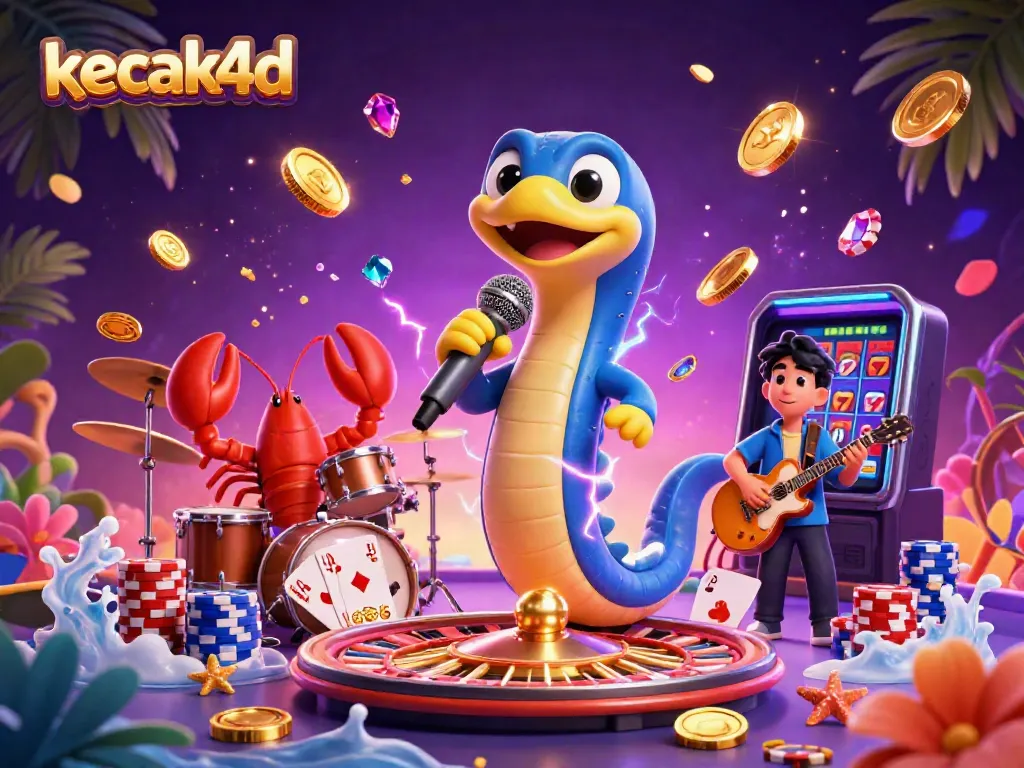 Experience the vibrant kecak4d ocean casino with dynamic characters and thrilling game elements.