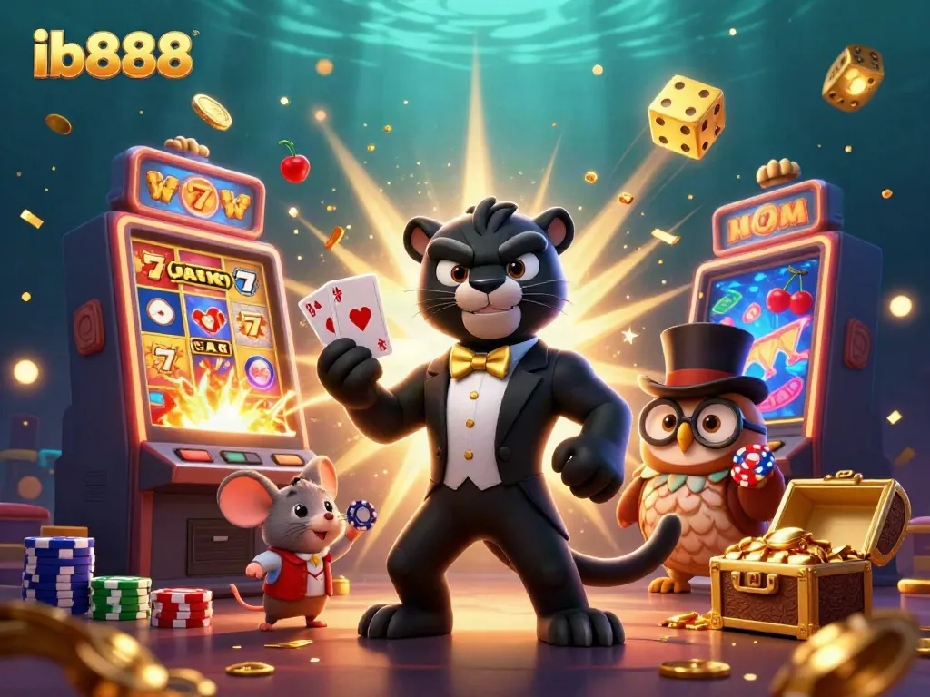 เล่นเกม ib888 เพื่อรับรางวัลใหญ่จากเครื่องสล็อตและตัวละครน่ารัก