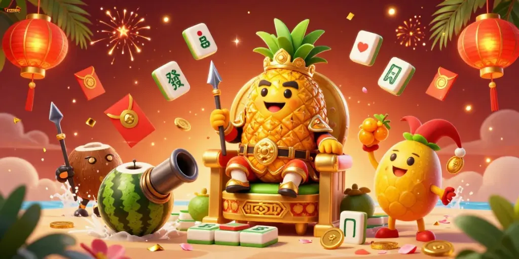 Experience the thrill of Vavada Casino with vibrant characters and slots in this dynamic 3D illustration.