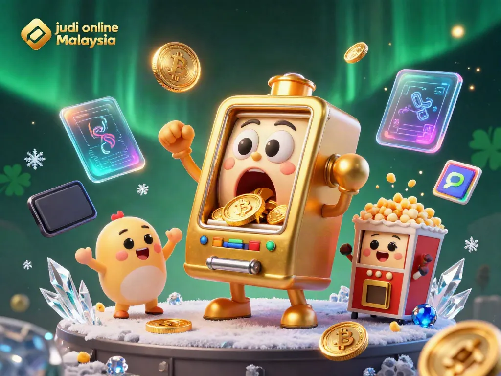Menggembirakan pemain judi dalam talian Malaysia dengan mesin slot yang terkejut ketika menang jackpot.